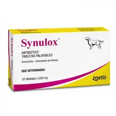 GENERICO - Synulox 250 mg Zoetis 10 Comprimidos
