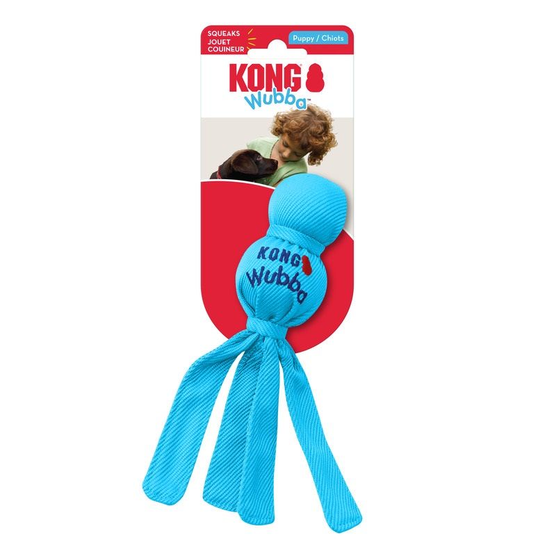 KONG - Kong Wubba Puppy con sonido Celeste M