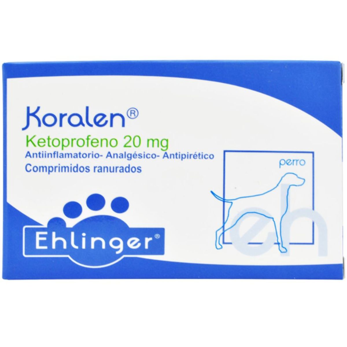 EHLINGER - Koralen ketoprofeno 20 mg 10 comprimidos Ehlinger vcto 04/26
