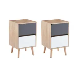 KLIK - Pack de 2 Veladores Nordic