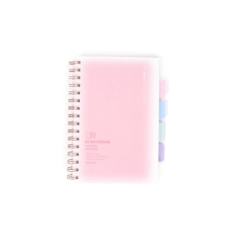 HOMEWELL - Libreta Rosada 14*21cm HOMEWELL