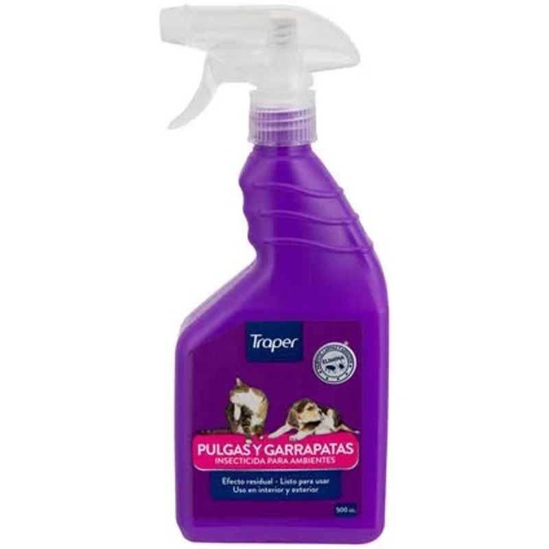TRAPER - Insecticida Ambiental Pulgas y Garrapatas Traper LPU 500 ml