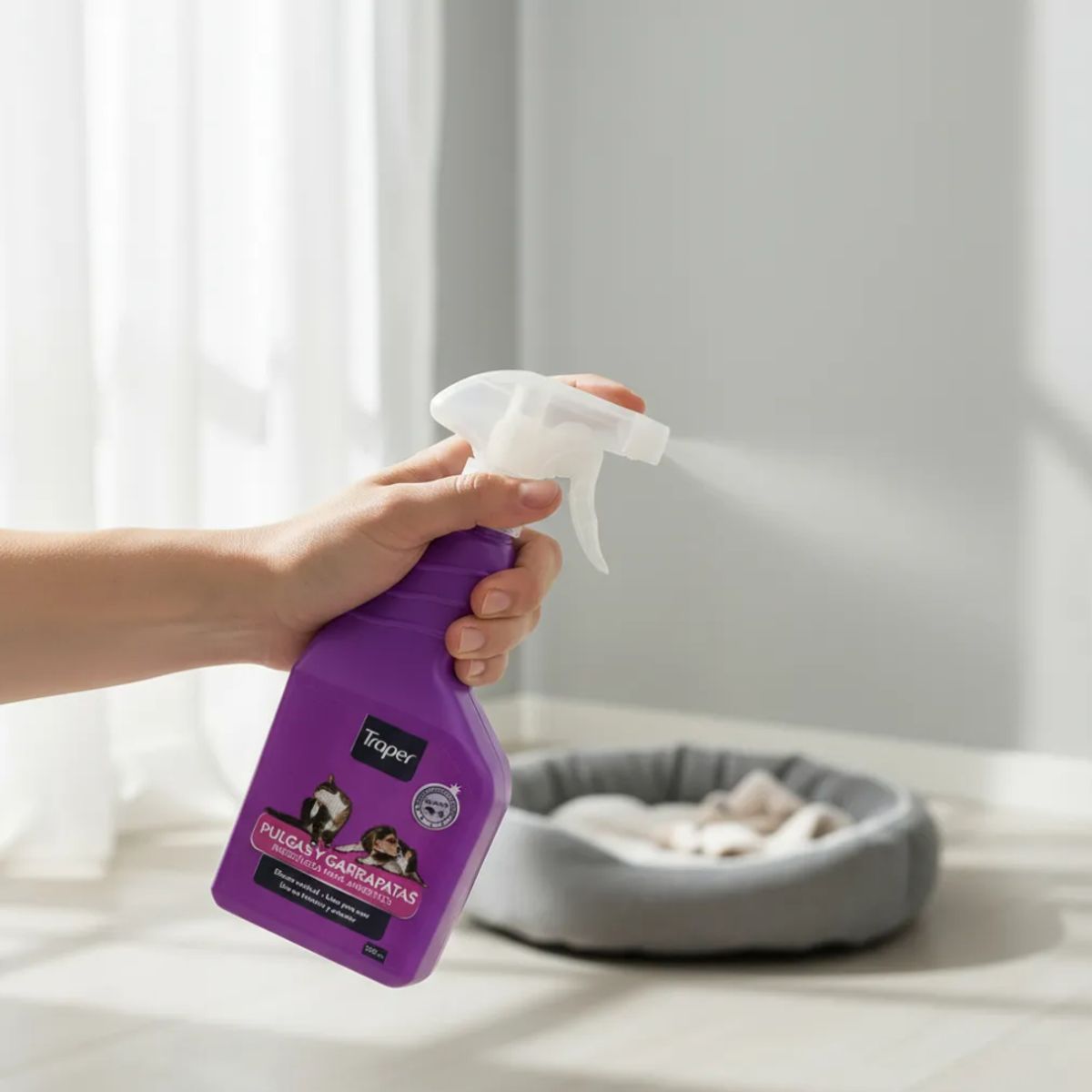 TRAPER - Insecticida Ambiental Pulgas y Garrapatas Traper LPU 500 ml