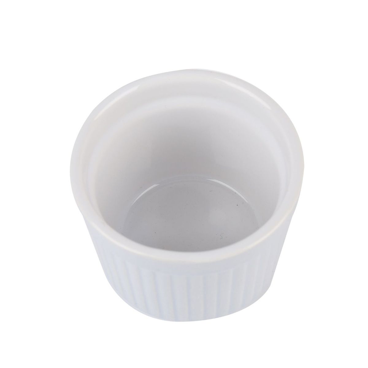 HOMEWELL - Pocillo Loza Blanca 7.2x7.2x5.3cm HOMEWELL