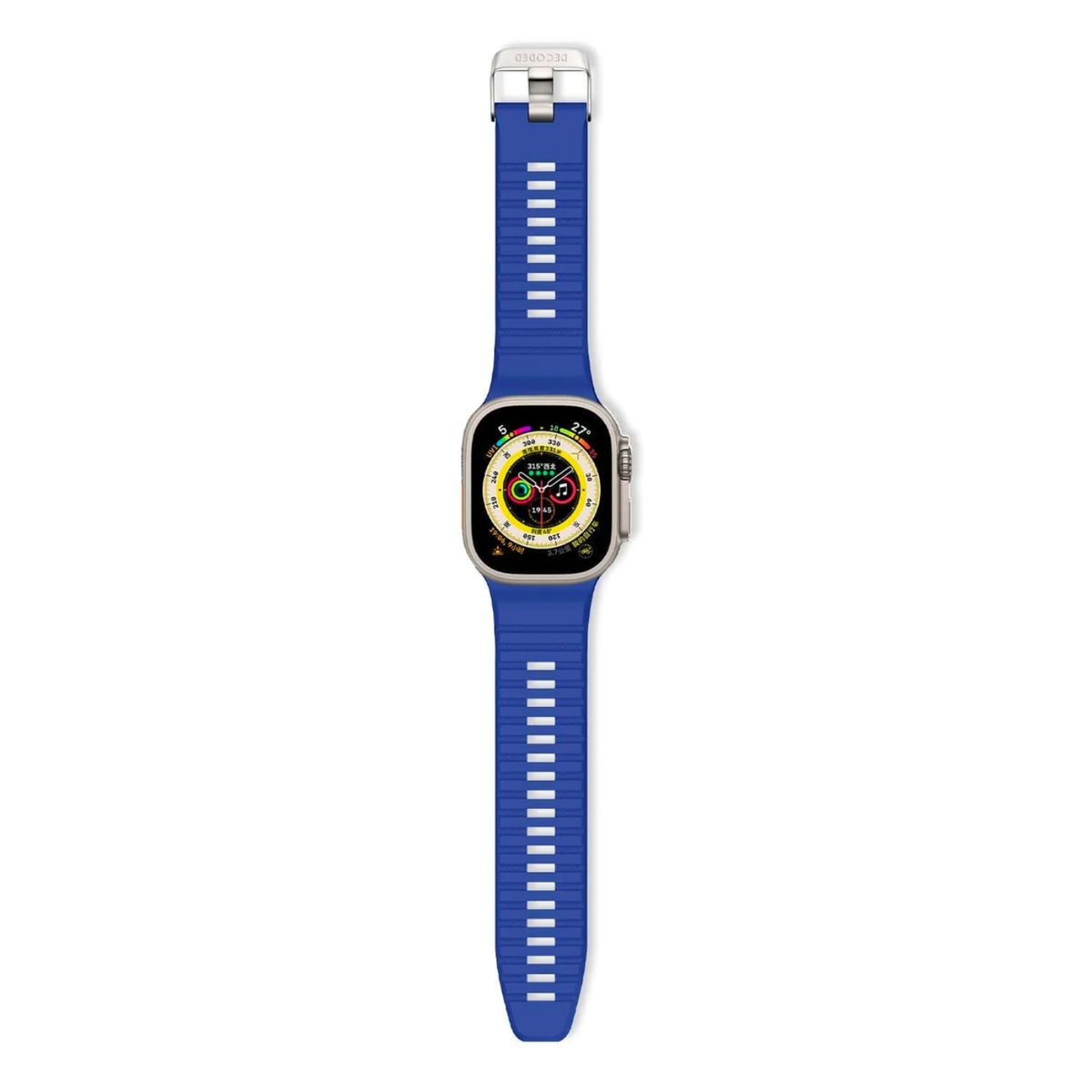 DECODED - Banda para Apple Watch 49mm de Silicona UT Decoded Azul