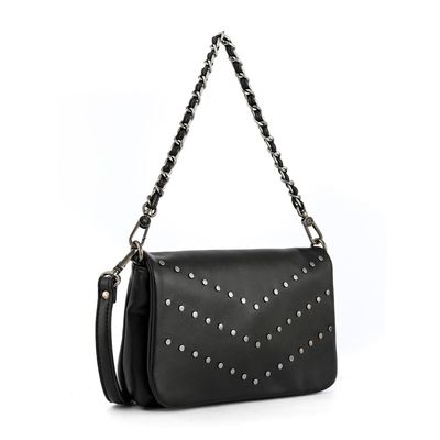 Imagen 2 del producto Cartera bandolera con tapa huber pequeña negro