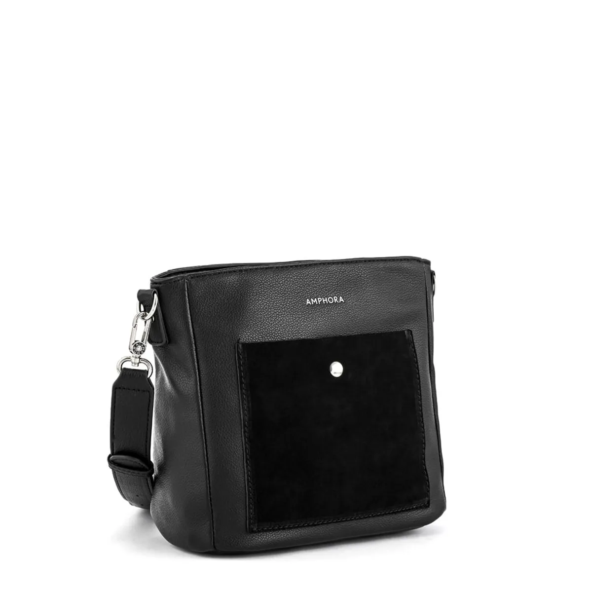 AMPHORA - Cartera bandolera mediana isela negro