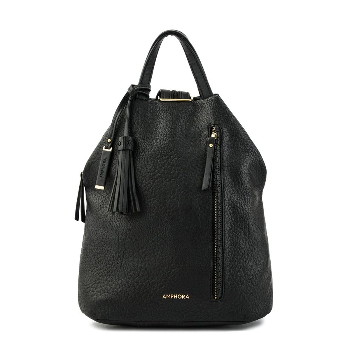 AMPHORA - Mochila Mediana Nilda Negro