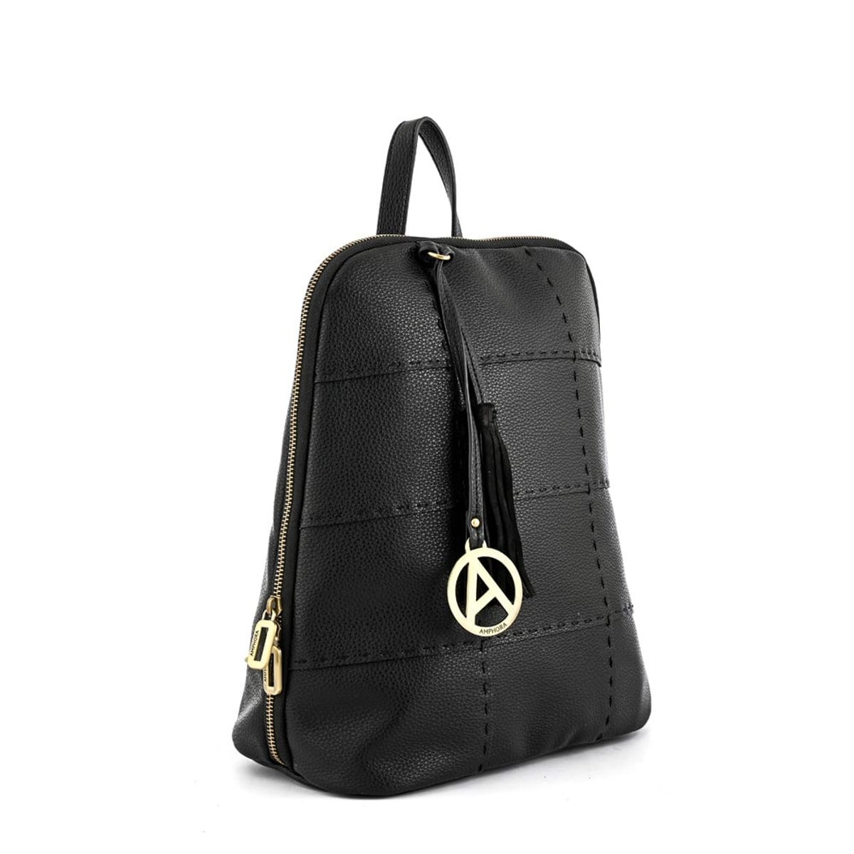 AMPHORA - Mochila Mediana Robin Negro