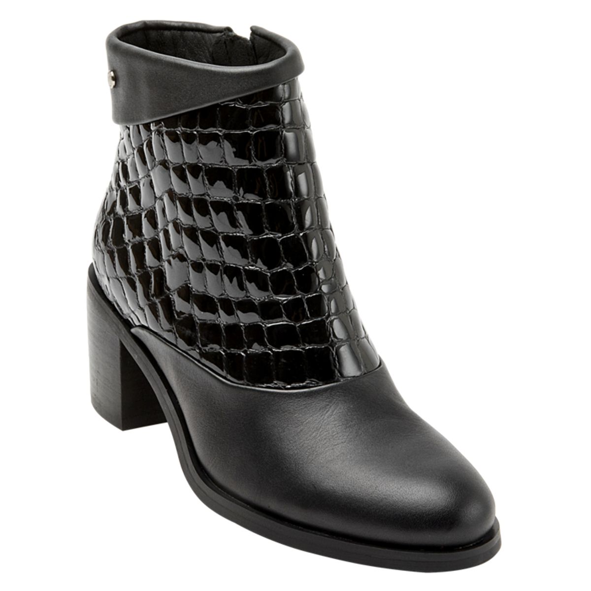POLLINI - Botín Casual Femenino Negro Pollini.