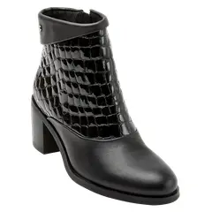POLLINI - Botín Casual Femenino Negro