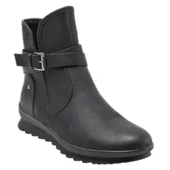DAKOTA - Botín Casual Femenino Negro