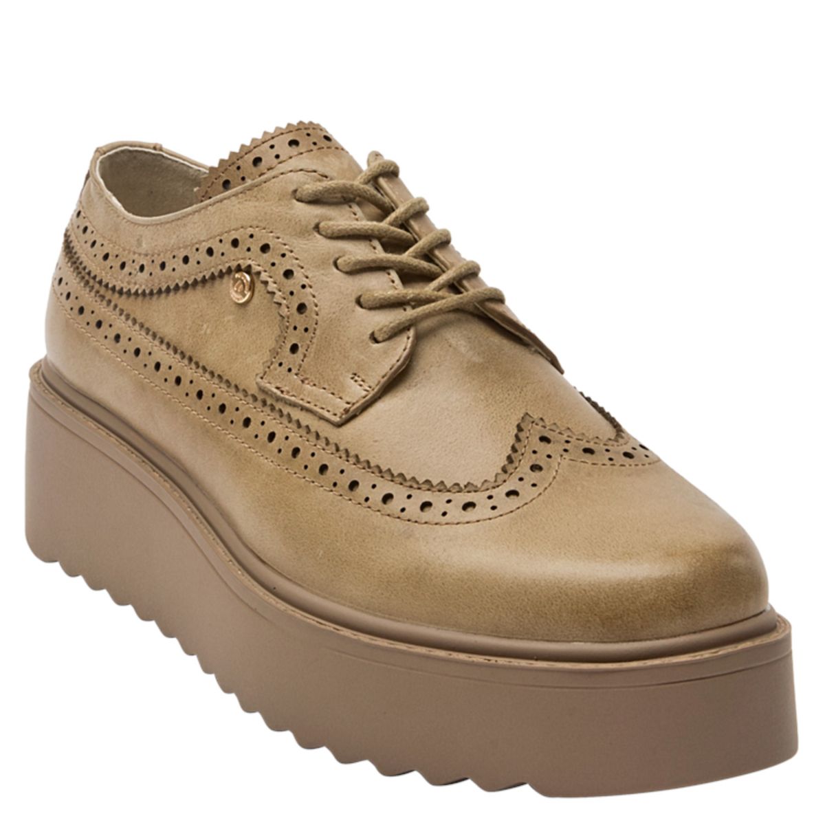 POLLINI - Zapato Casual Femenino Marrón claro Pollini