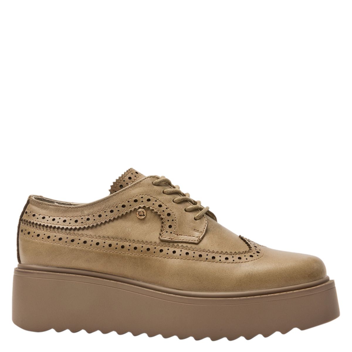 POLLINI - Zapato Casual Femenino Marrón claro Pollini