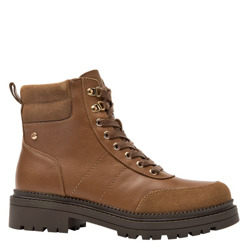 POLLINI - Botín Casual Femenino Marrón Pollini