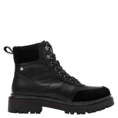 POLLINI - Botín Casual Femenino Negro