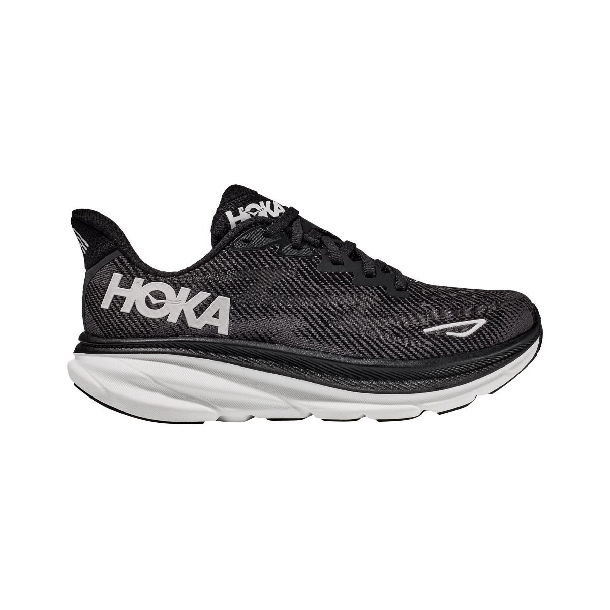 HOKA - Zapatillas Mujer Running Hoka Clifton 9 Black/White