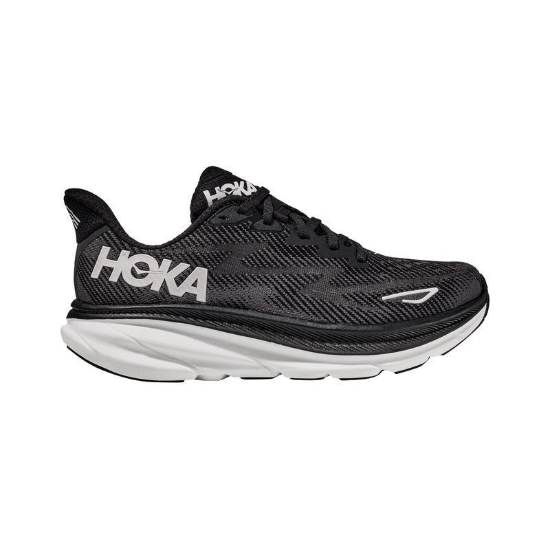 HOKA - Zapatilla Hoka Clifton 9 Mujer Black/White