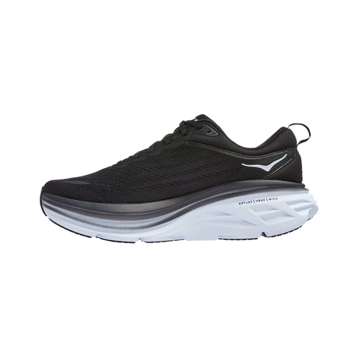 HOKA - Zapatillas Hombre Running Hoka Bondi 8 Black/White