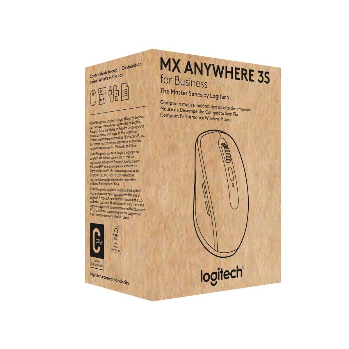 LOGITECH - MOUSE MX ANYWHERE 3S GRAFITO