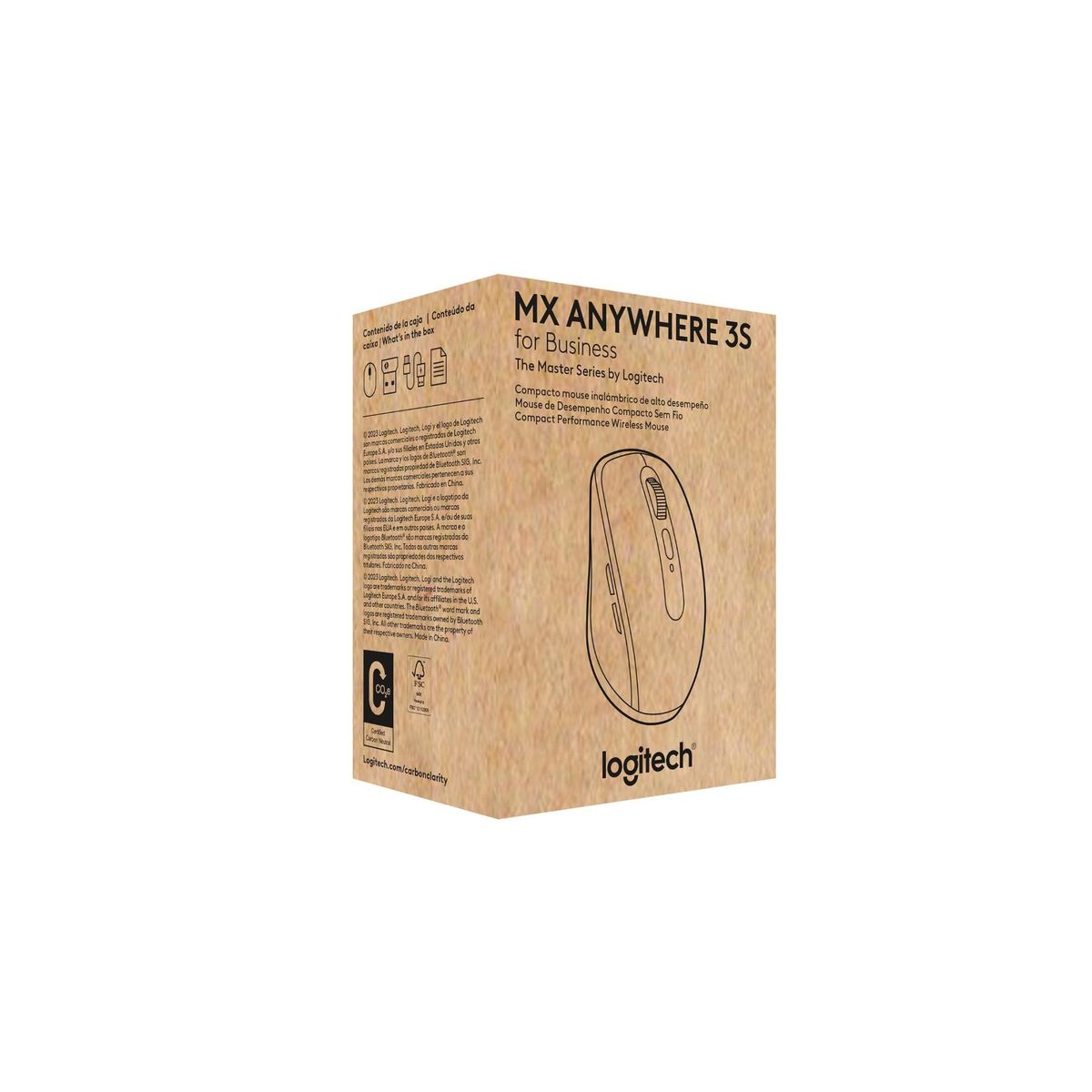 LOGITECH - MOUSE MX ANYWHERE 3S GRAFITO