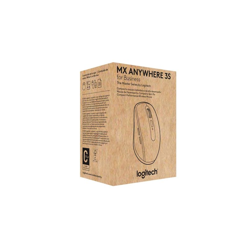 LOGITECH - 910-006960 MOUSE MX ANYWHERE 3S GRAFITO - Negro