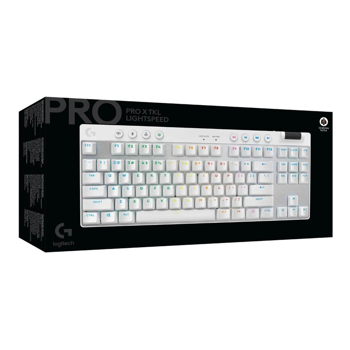 LOGITECH - 920-012143 TECLADO PRO X TKL LIGHTSPEED BLANCO