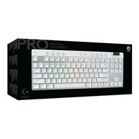 TECLADO PRO X TKL LIGHTSPEED BLANCO