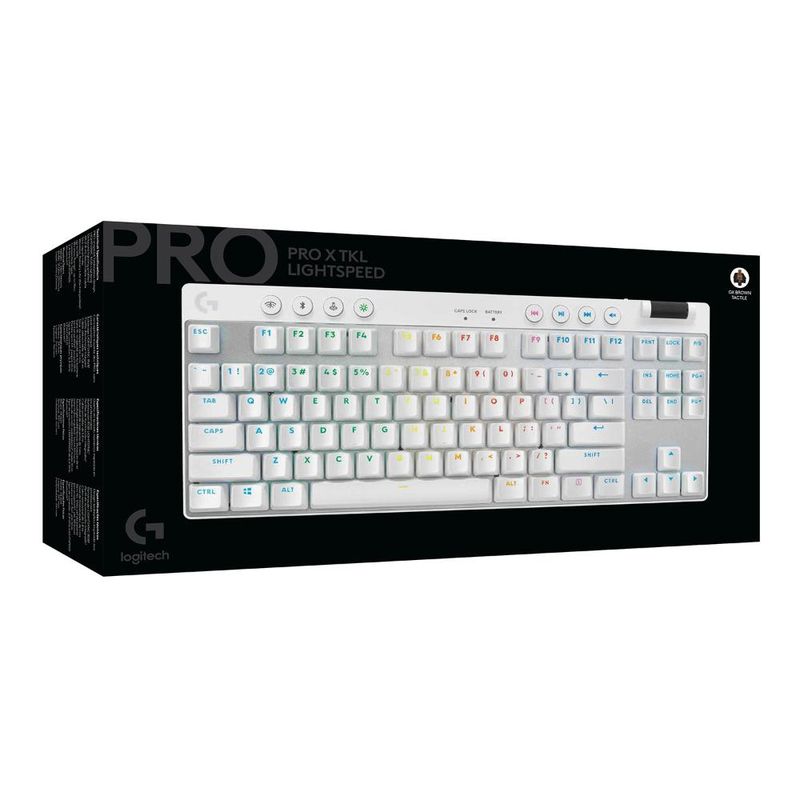 LOGITECH - 920-012143 TECLADO PRO X TKL LIGHTSPEED BLANCO - Blanco