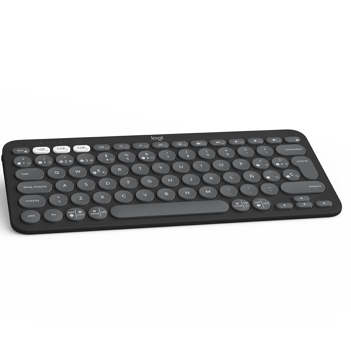 LOGITECH - TECLADO PEBBLE 2 K380 GRAFITO