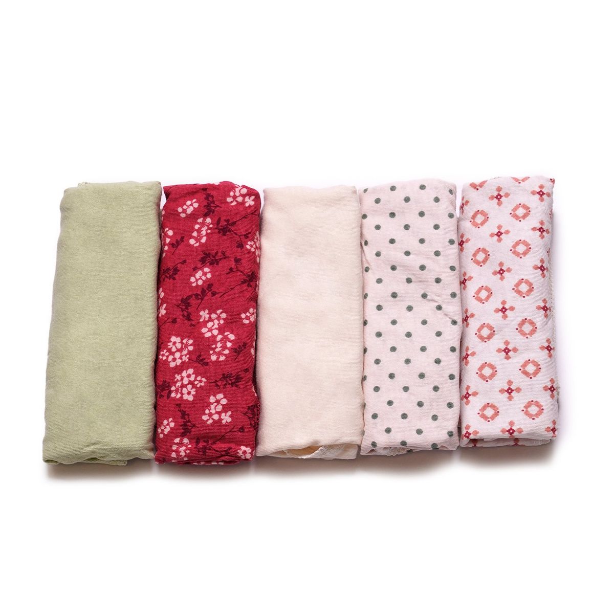 BAZIANI - Pack 5 Calzones Bikini  Algodón 20459