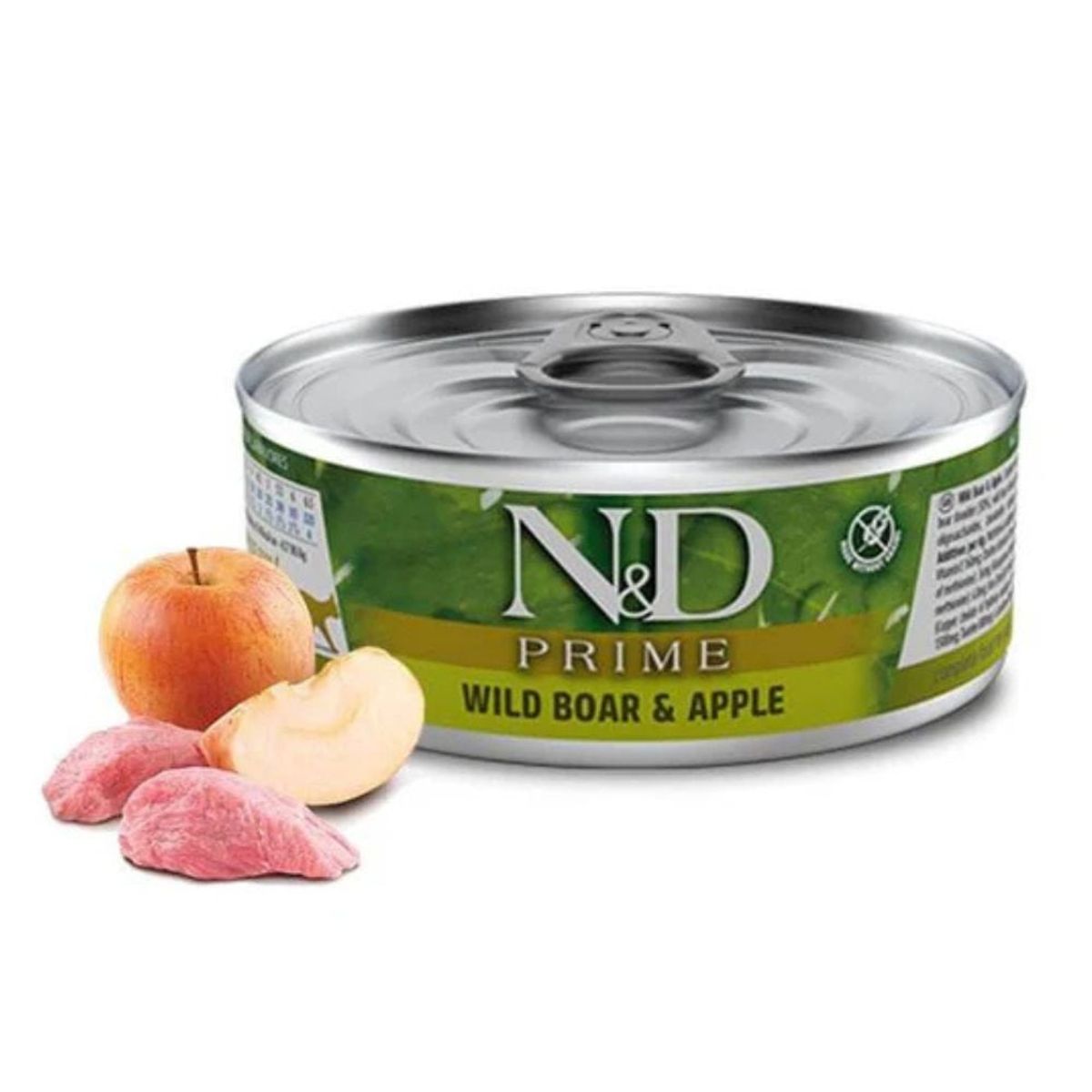 N&D - N&D Lata Prime Feline Wild Boar & Apple 70 gr