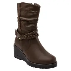 DAKOTA - Botín Casual Femenino Marrón