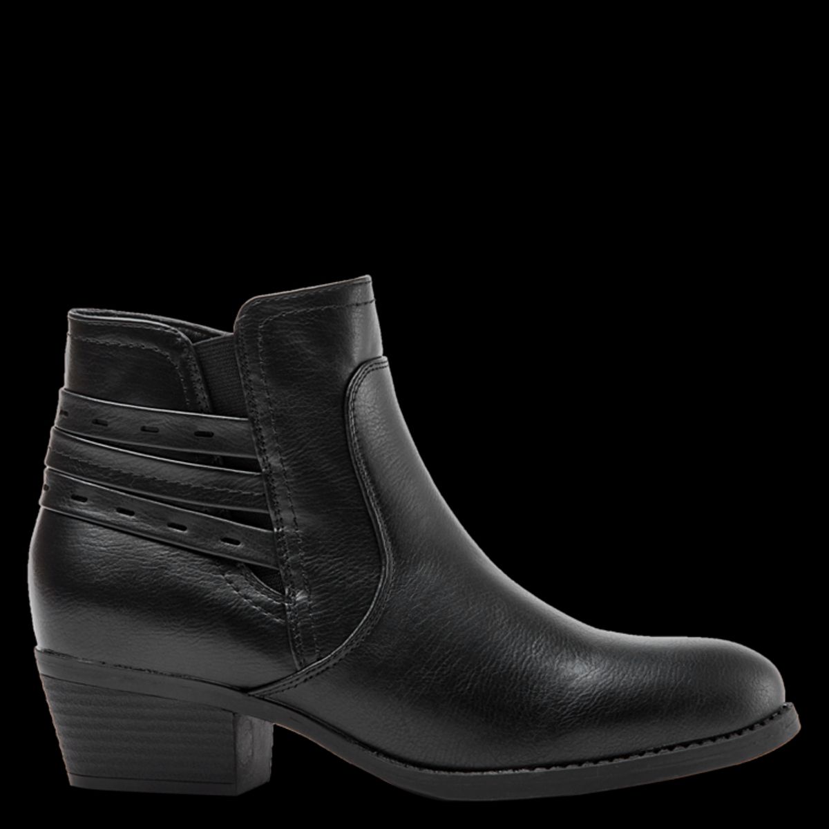 DAKOTA - Botín Casual Femenino Negro Dakota