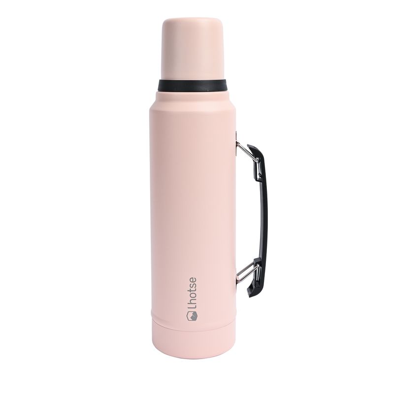 LHOTSE - Termo Liquido Acero Inoxidable Classic 1,3 lts Lhotse White - Rosa