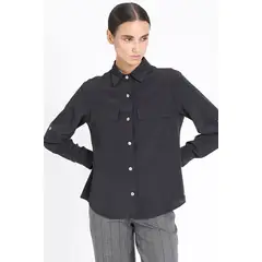 LIOLA - Blusa Bolsillos Cargo, Negro