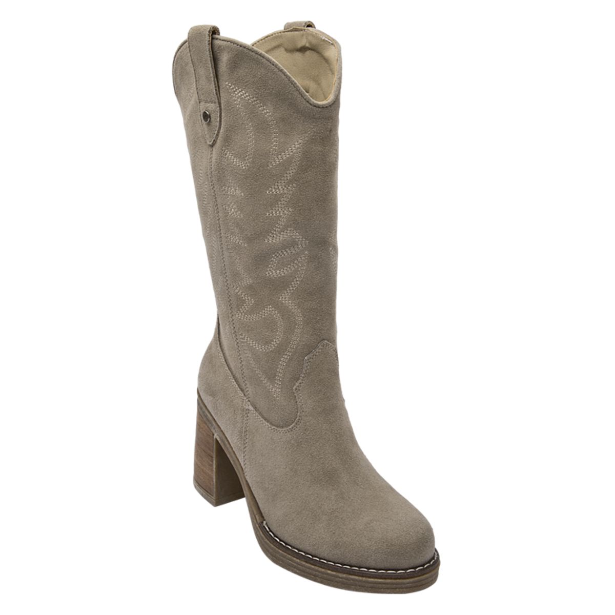 POLLINI - Bota Casual Femenino Marrón Claro Pollini