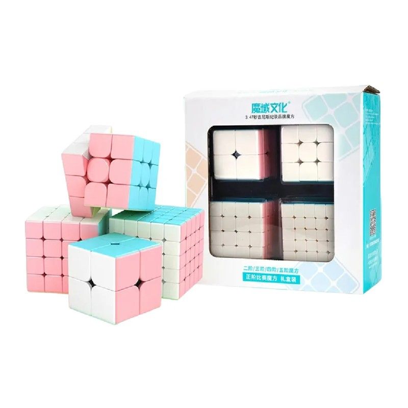 MOYU - Pack 2x2 3x3 4x4 5x5 MoYu Color Pastel