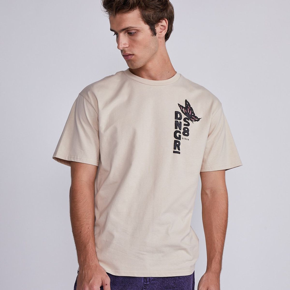SIOUX - Polera Hombre Crudo Vendas Sioux