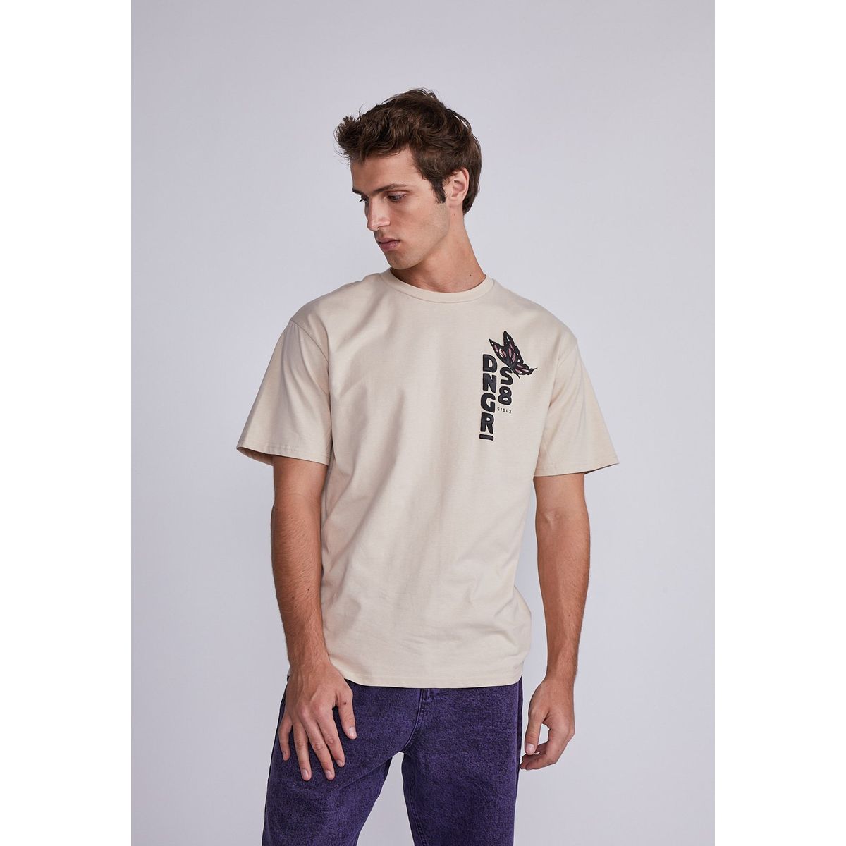 SIOUX - Polera Hombre Crudo Vendas Sioux