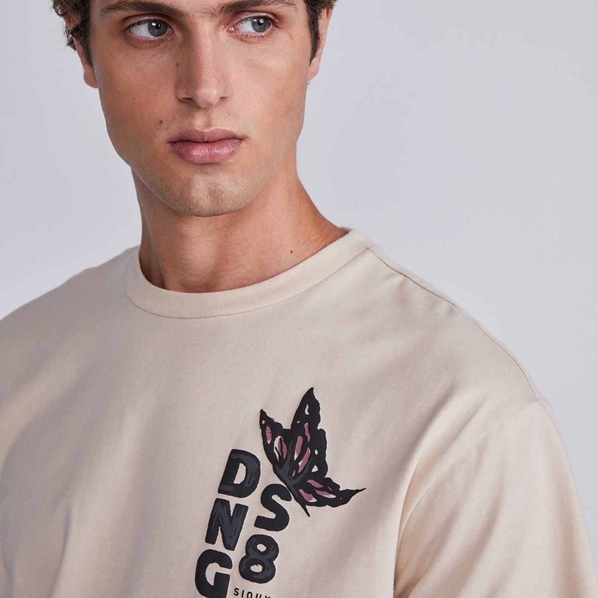 SIOUX - Polera Hombre Crudo Vendas Sioux