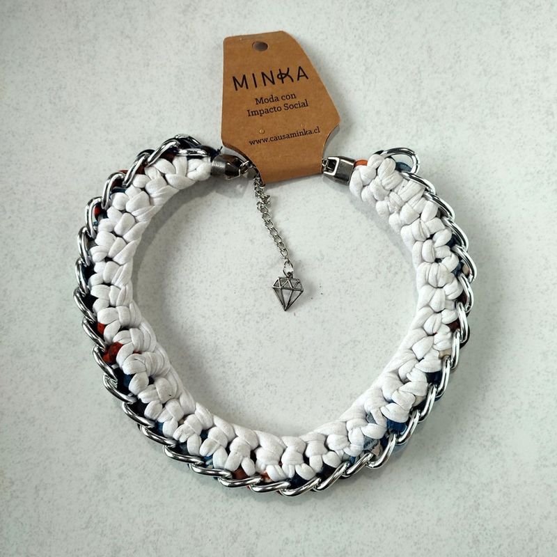 MINKA - Collar Julieta Blanco Colores