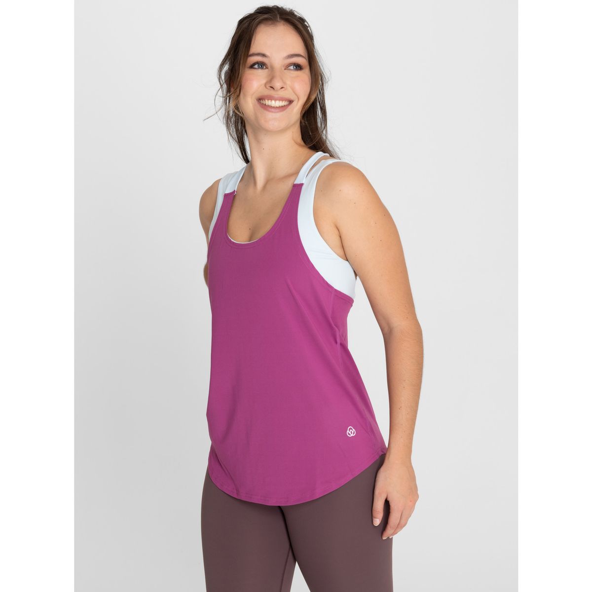 BSOUL - Polera deportiva Mujer Training Tank Uva BSOUL
