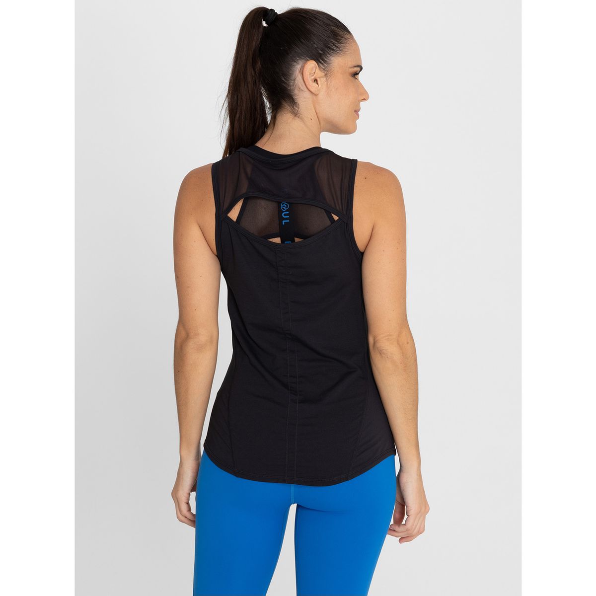 BSOUL - Polera deportiva Mujer Tank Court Negro BSOUL