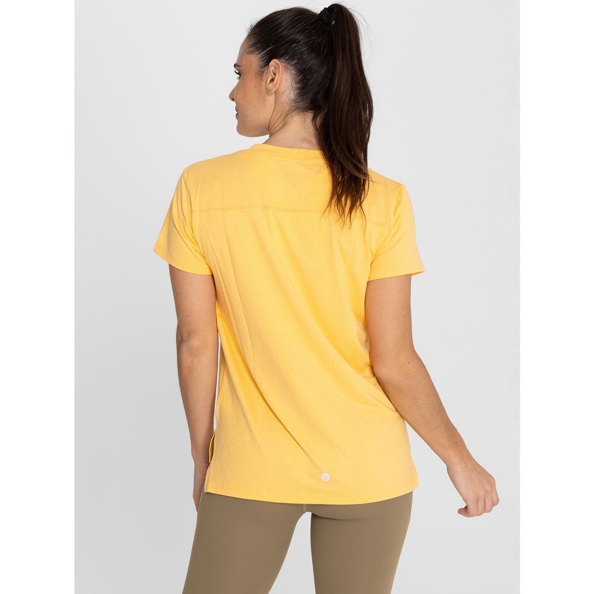 BSOUL - Polera deportiva Mujer V Neck Naranjo BSOUL