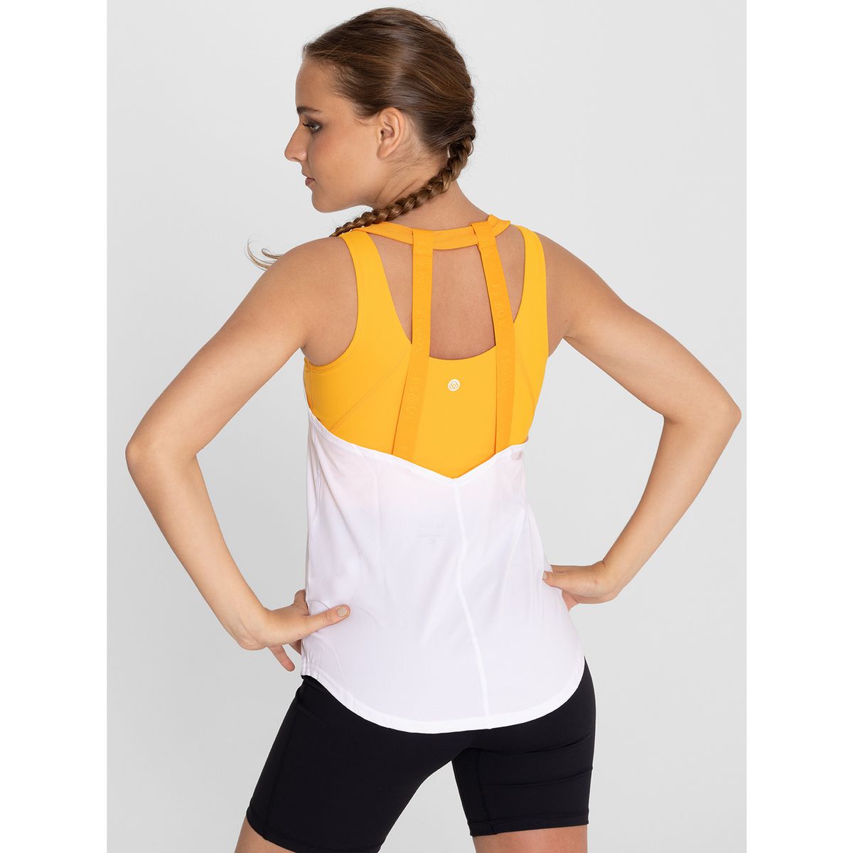 BSOUL - Polera deportiva Mujer Training Tank Blanco BSOUL