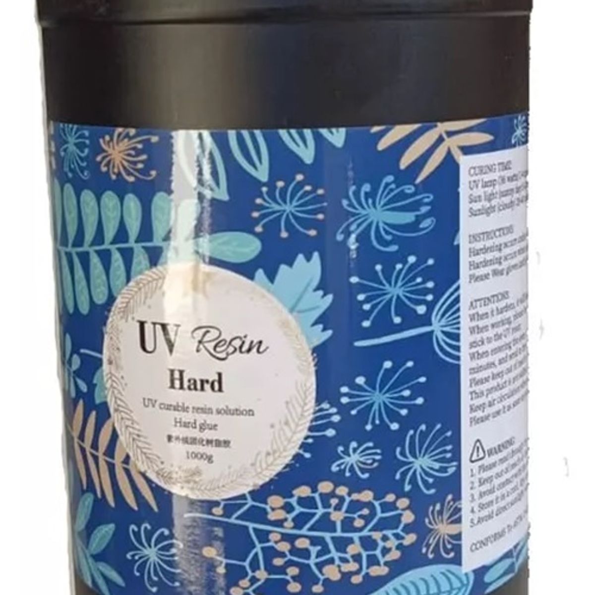 GENERICO - Resina Uv Cristal Curado Ultravioleta Bisuterías Joyas 1000g…