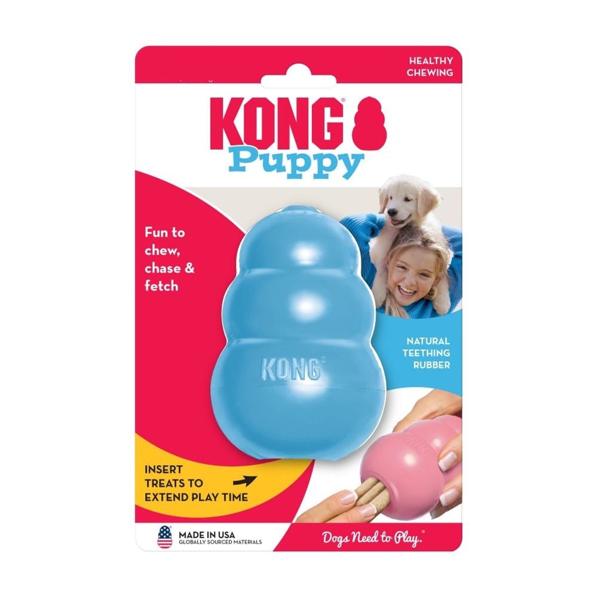 KONG - Kong Puppy Celeste talla L