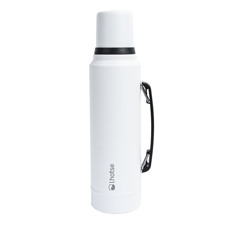LHOTSE - Termo Liquido Acero Inoxidable Classic 1,3 lts Lhotse White - Blanco