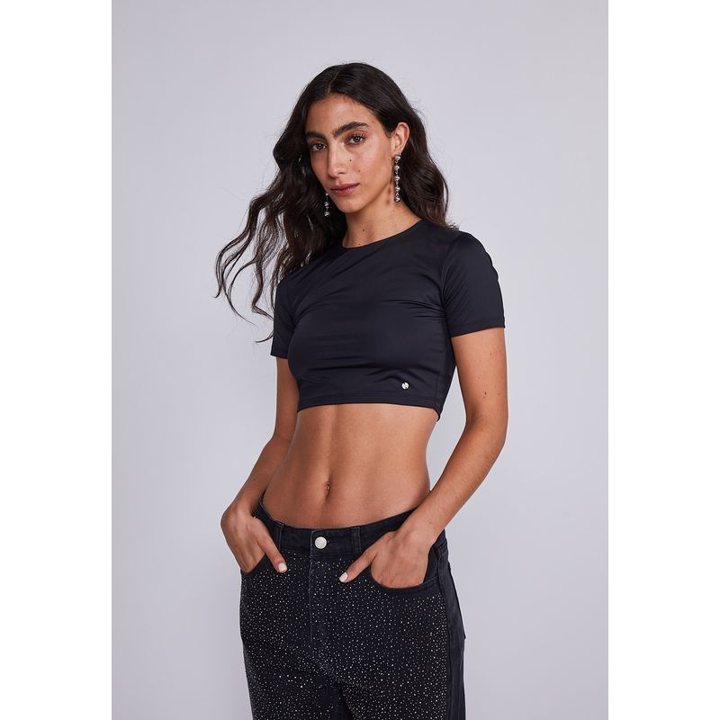 SIOUX - Peto Mujer Negro Con Mangas Elasticado Sioux